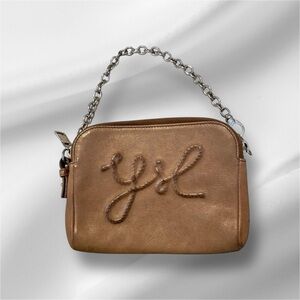 YSL Vintage Small Leather Pouch